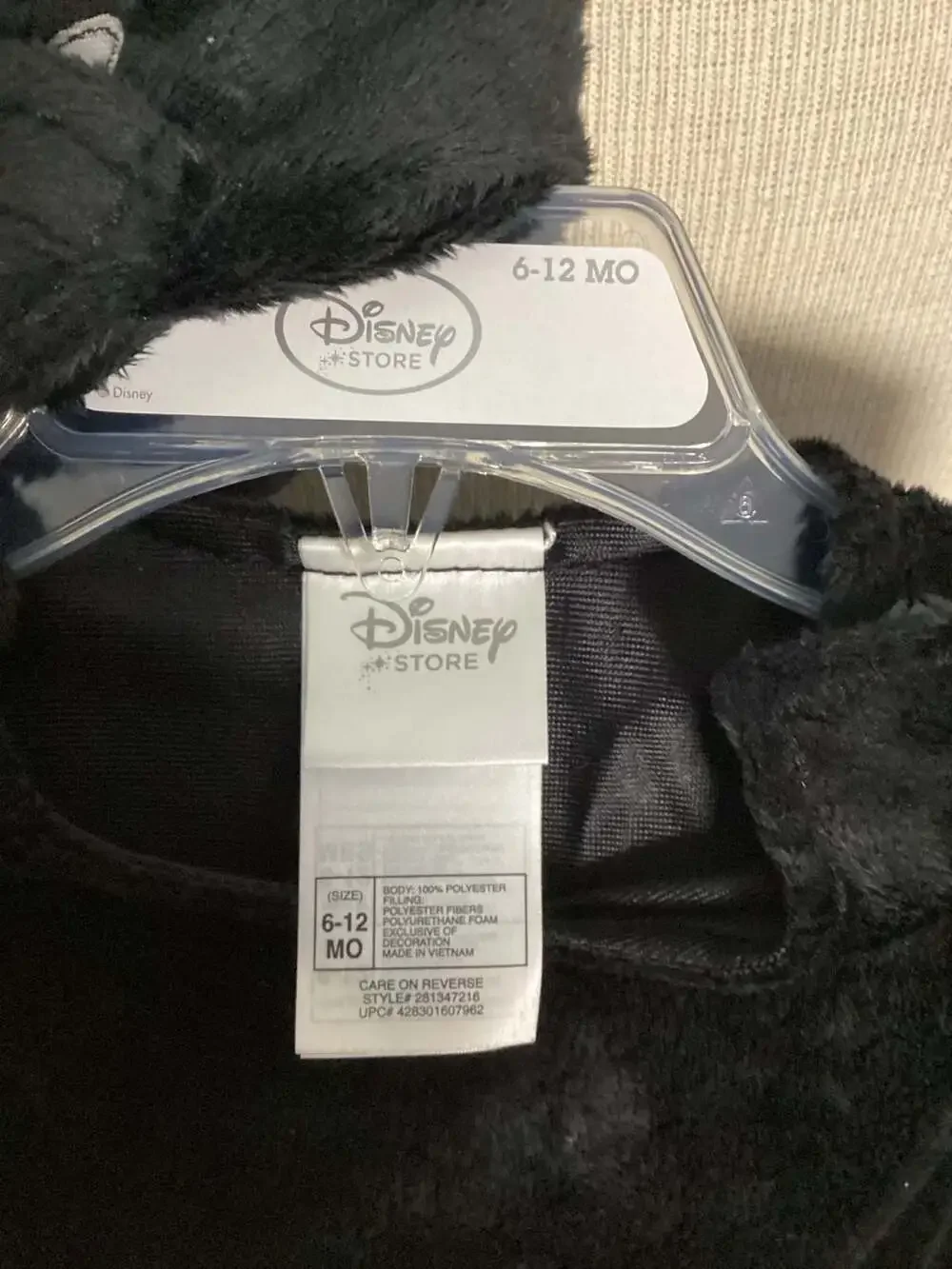 Disney Store Mickey Mouse Infant Costume Size 6-12 Months